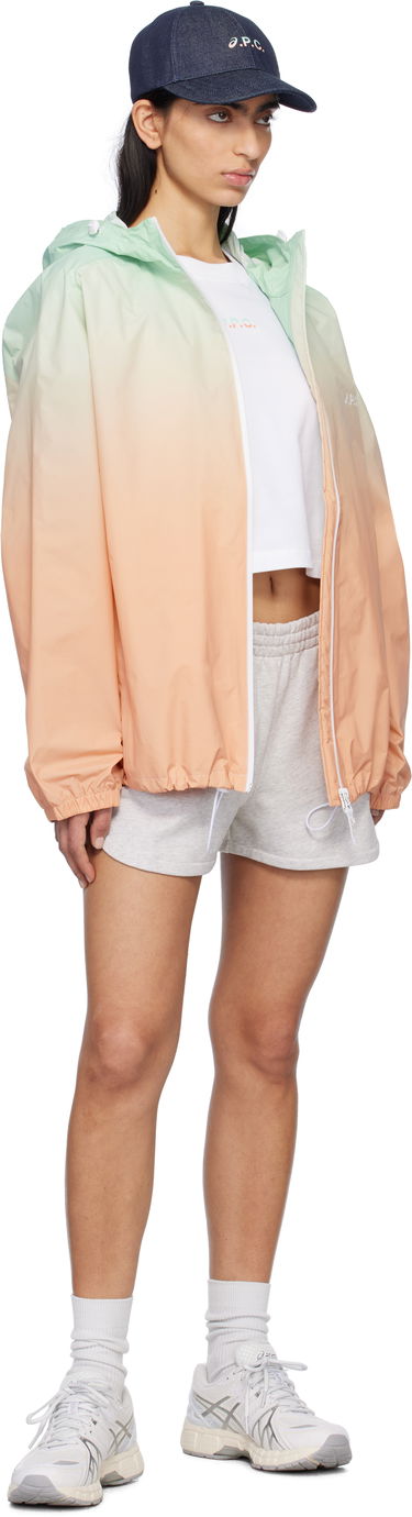 Vetrovka A.P.C. A.P.C. ASICS Edition Meadow Gradient Hooded Jacket Oranžna | PSAKO-M32001, 3
