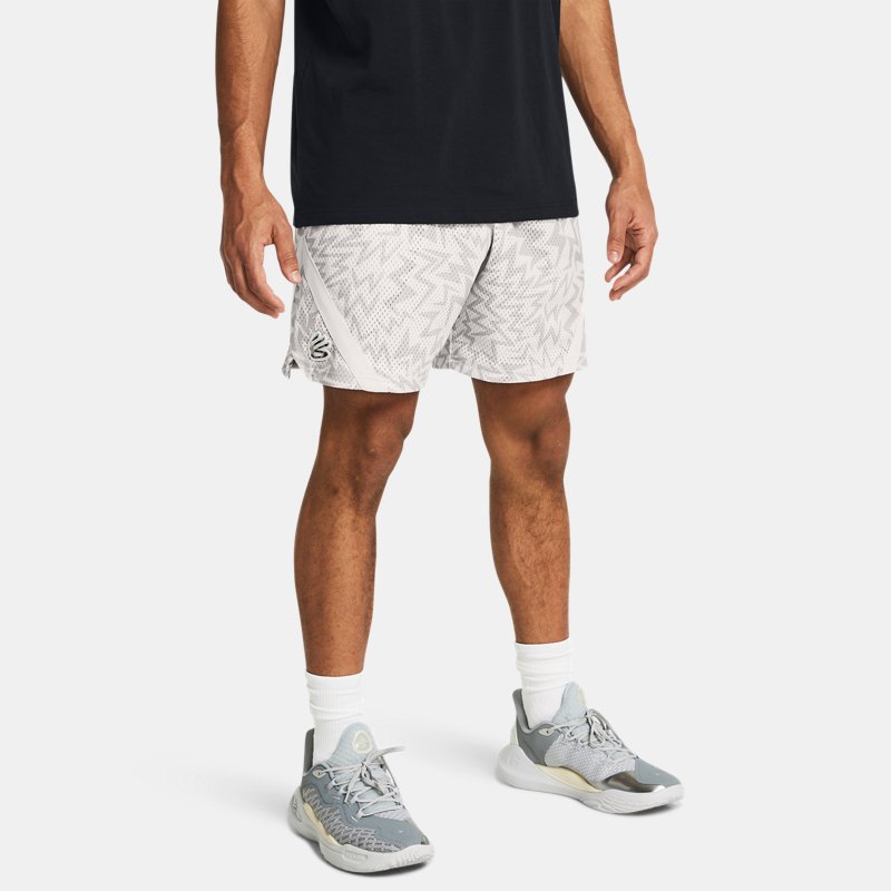 Kratke hlače Under Armour Curry Mesh-Shorts Bela | 1383375-114
