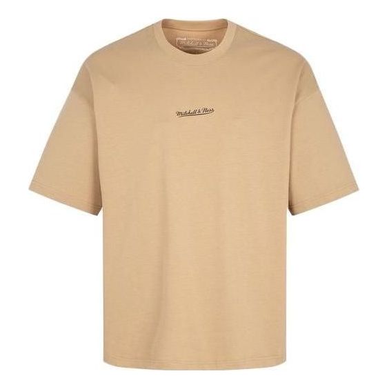 Majica Mitchell & Ness Mitchell & Ness Logo Word T-Shirt Bež | MNJYSST23015-KHAKI