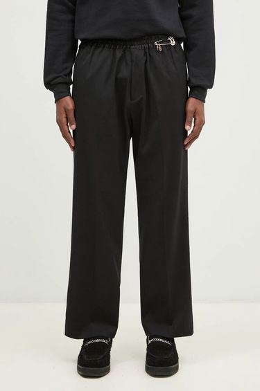 Hlače Aries Tailored Slacker Wool-Blend Trousers Črna | AR3020002, 0