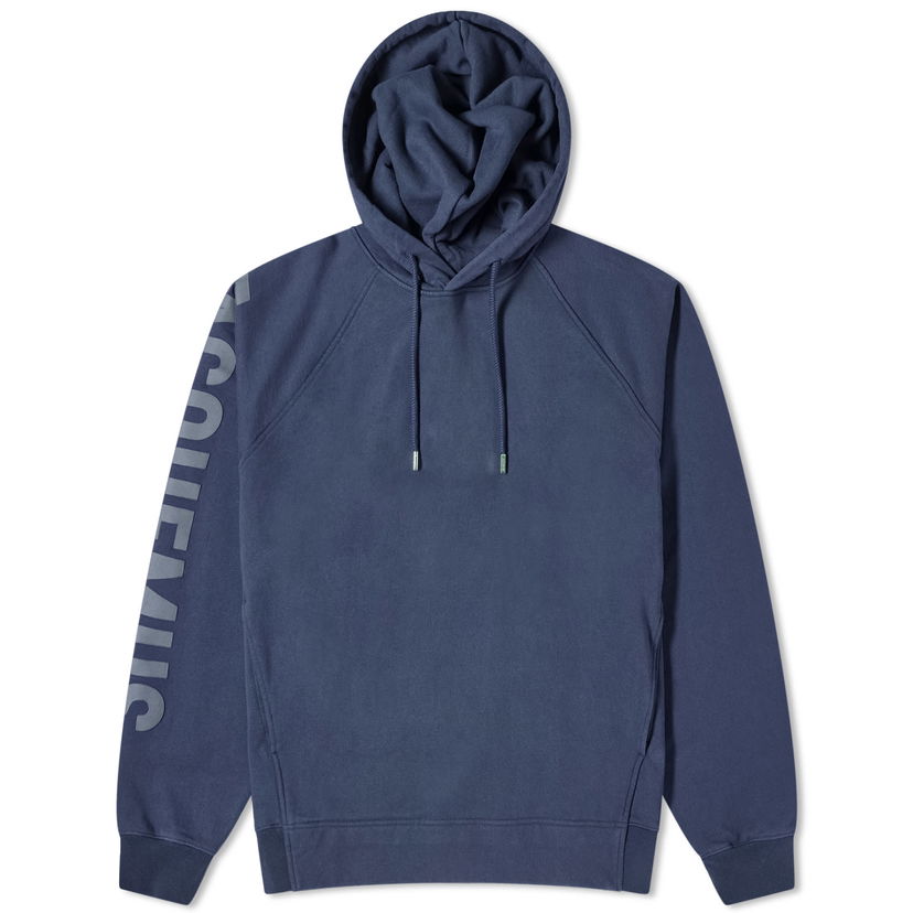 Pulover Jacquemus Typo Hoodie Mornarica | 24E245JS234-2341-392