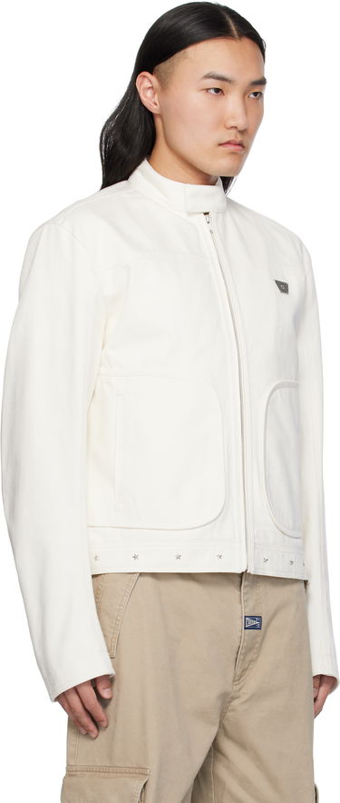 Jakna MISBHV MISBHV Star Slim Denim Jacket Bela | 250M406, 1