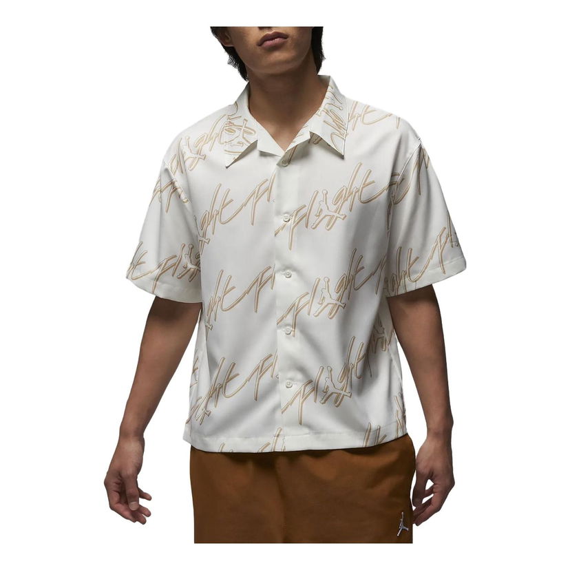 Srajce Jordan Essentials Flight Print Shirt Bela | FB7323-133