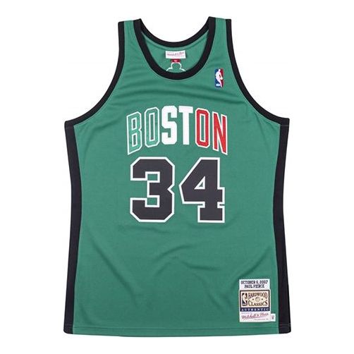 Majica brez rokavov Mitchell & Ness Mitchell & Ness Boston Celtics Paul Pierce #34 Authentic Jersey Zelena | AJY4AC19097-BCEKYGN07PPI