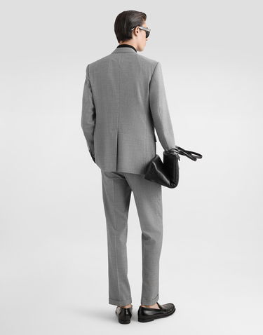 Hlače Dolce & Gabbana Dolce & Gabbana Tailored Wool Houndstooth Pants Siva | GP0B8TFQ2OIS0984, 2