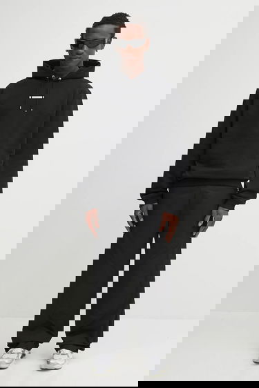 Hlače HELIOT EMIL Heliot Emil Diagonal Seam Trousers Črna | PREAW25.M.10.108.BLK01., 5