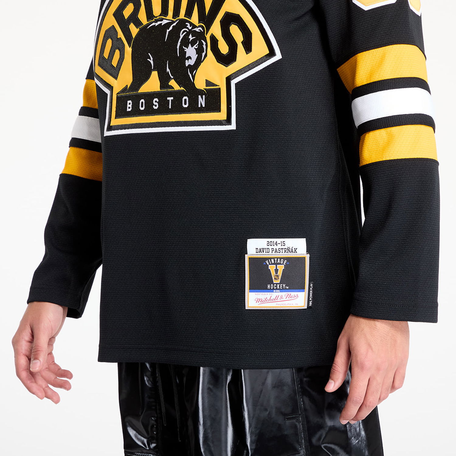 Dres Mitchell & Ness Bruins 2014 Pastrnak Jersey Črna | RJY77874-BBN14DPTBLCK, 1