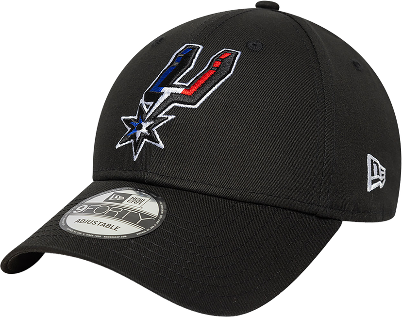 Kapa New Era New Era NBA San Antonio Spurs 9Forty Adjustable Cap Črna | 60668243-60668243