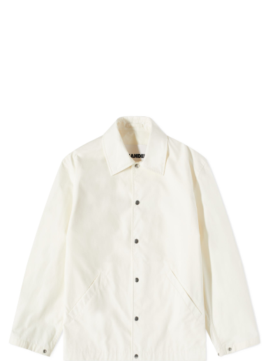 Jakna Jil Sander Back Logo Coach Jacket Bela | J23BN0003-J45071-103