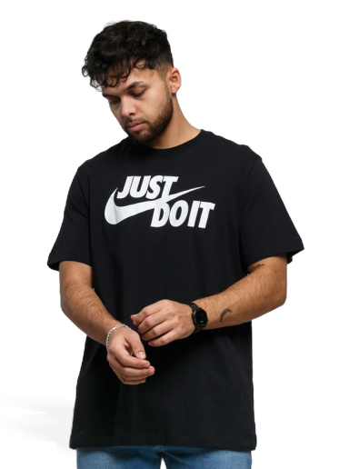 Majica Nike NSW Tee Just Do It Swoosh Črna | AR5006-011