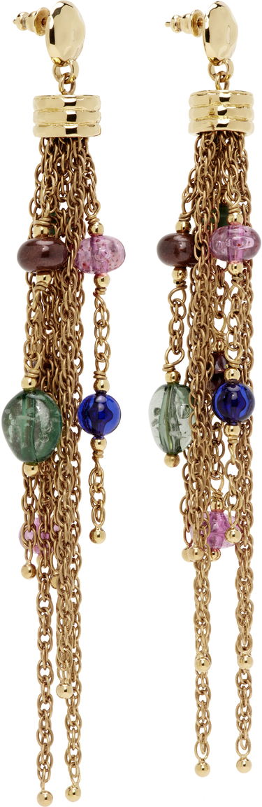 Uhani CHLOÉ Chloé 'The Chloé Pompoms' Chain Drop Earrings Večbarvna | CHC25SFE10RPL, 1