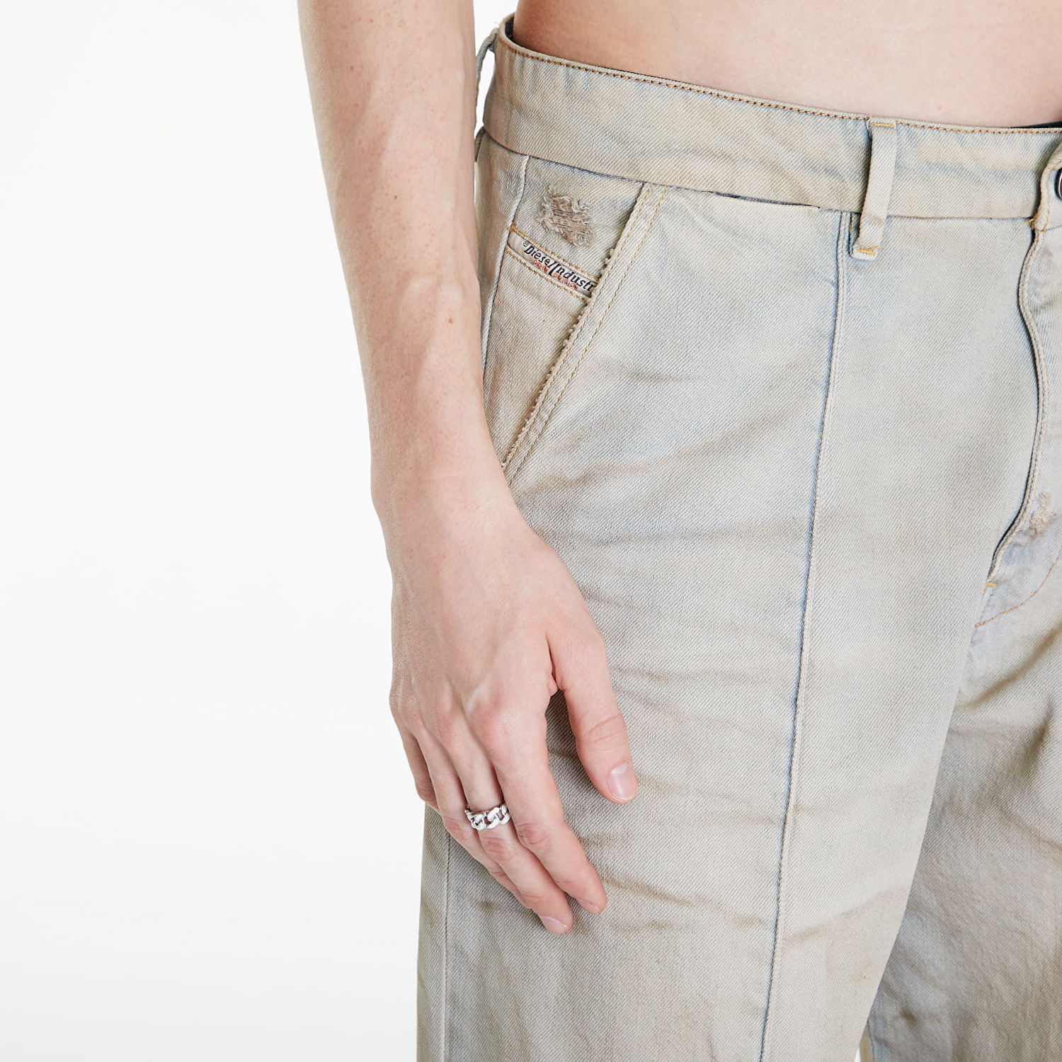 Kavbojke Diesel D-Chino-Work-S Trousers Blue Siva | CHINO_0JGAS Blue, 1