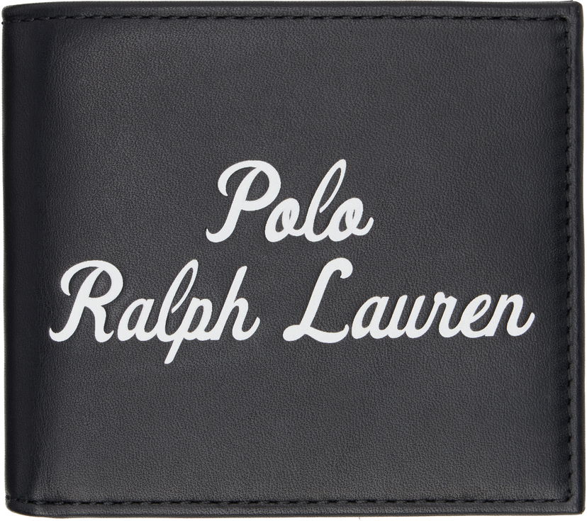 Denarnica Polo by Ralph Lauren Ralph Lauren Smooth Leather Billfold Wallet Črna | 405964520001