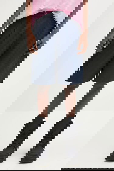 Kratke hlače AAPE by A Bathing Ape AAPE Now Woven Shorts Mornarica | AAPSPMB670XXO, 0