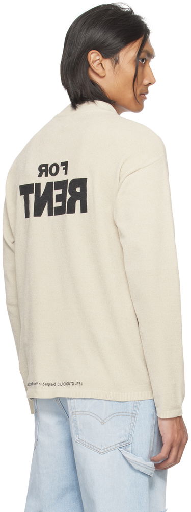 Pulover ERL Printed Crewneck Sweatshirt Bež | ERL07N026, 2