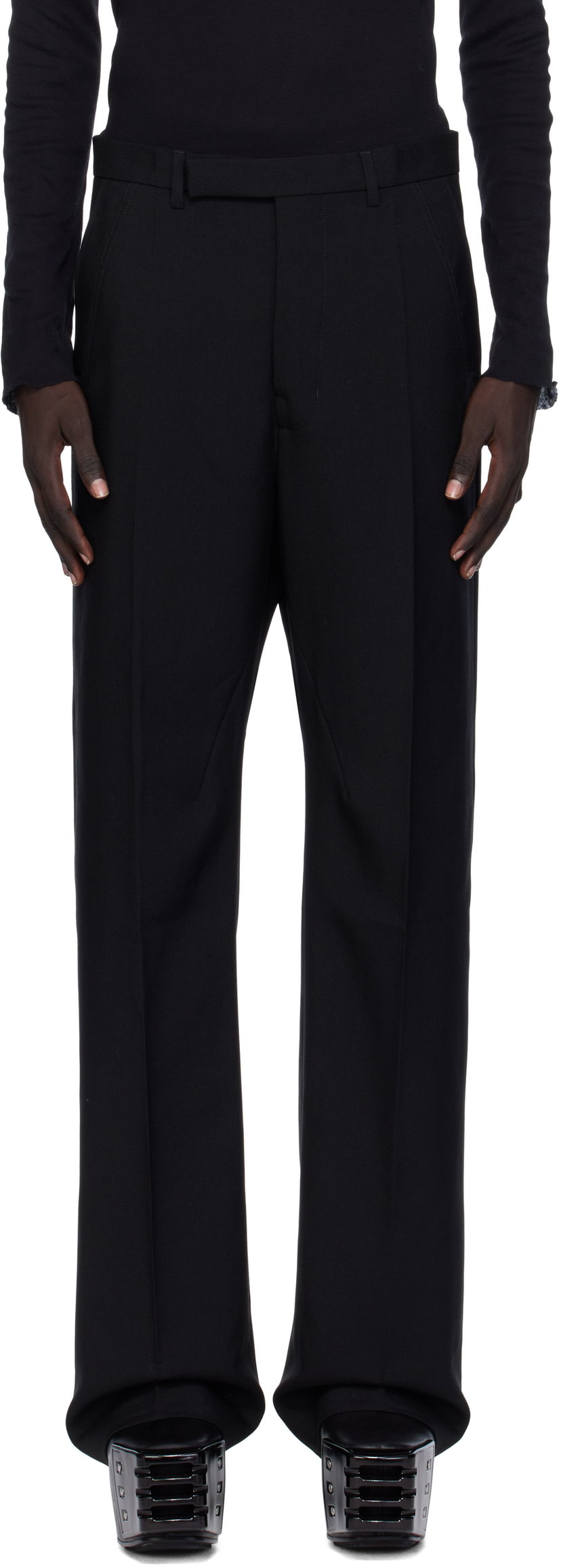 Hlače Rick Owens Rick Owens Concordians Tailored Geth Trousers Črna | RU02E1352 WGP