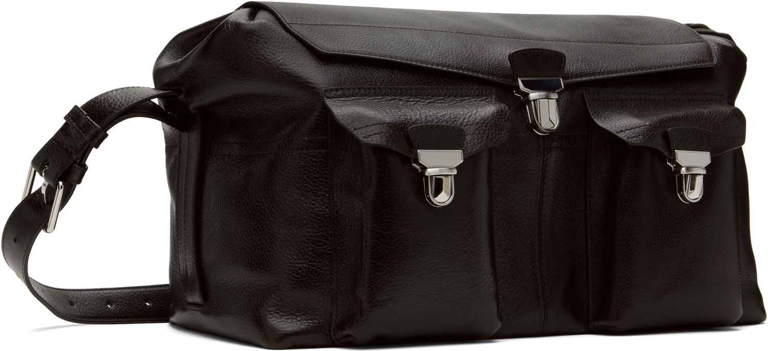 Torba za čez ramo LEMAIRE Lemaire Week-End Gear Bag Črna | BG0083 LL0067, 1