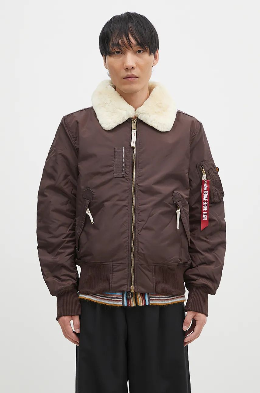 Bomber jakna Alpha Industries Injector III Bomber Jacket Rjava | 143104, 0