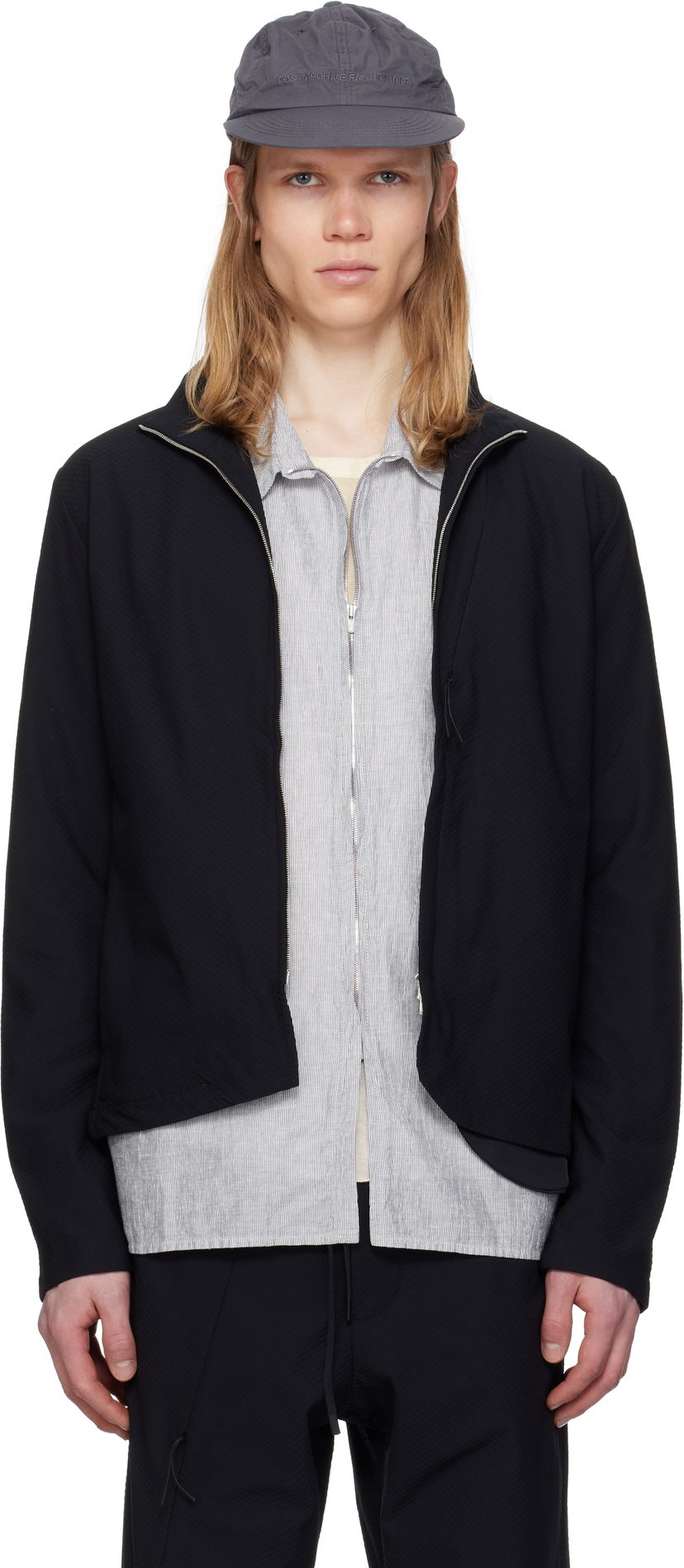 Vetrovka Post Archive Faction (PAF) 8.0 Right Track Jacket by Post Archive Faction (PAF) Črna | 8.0 OTKR-B