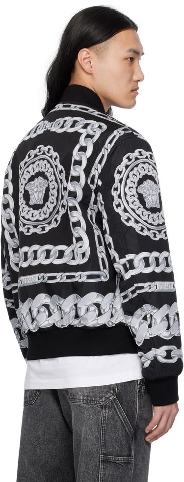 Bomber jakna Versace Versace Medusa Chains Reversible Bomber Jacket Črna | 1018824_1A13441, 2