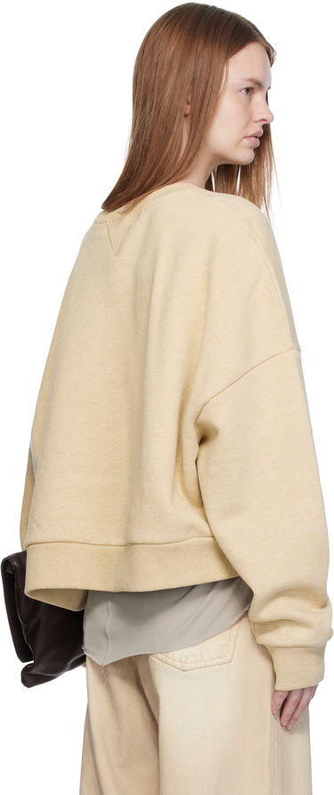 Pulover Entire Studios Box Crew Sweatshirt Rumena | ES2126TP, 2