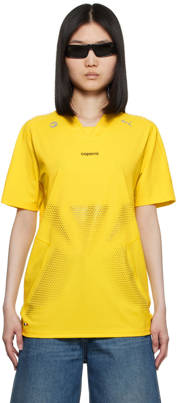 Majica Coperni Edition Football Jersey T-Shirt Rumena | 62798285 27348740