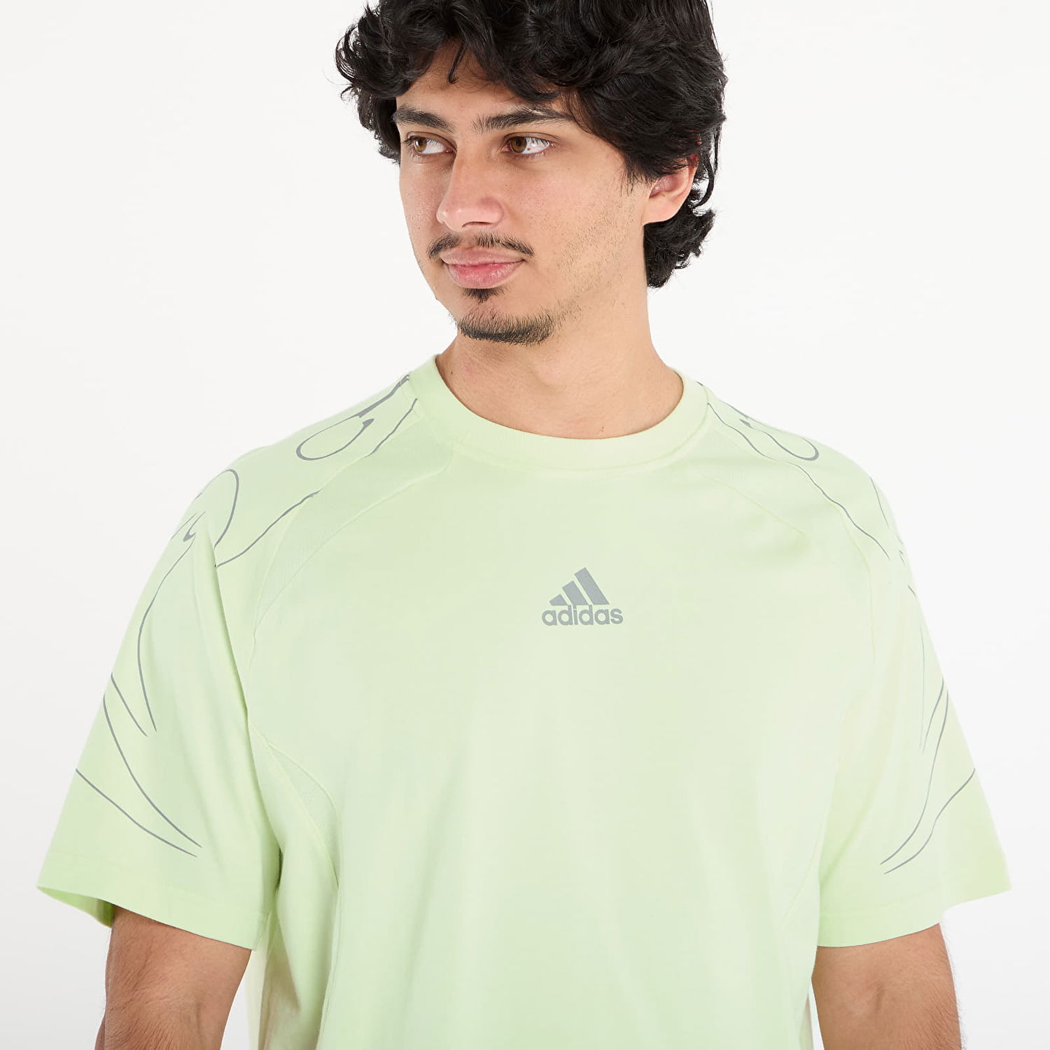 Majica adidas Originals Adilenium Season 4 Teamgeist Graphic Tee Zelena | KF8540, 1