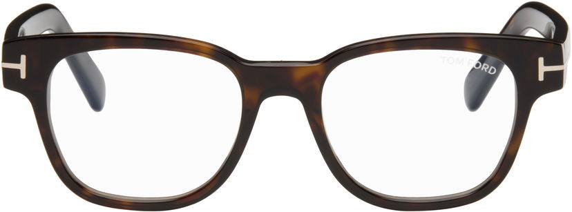 Sončna očala Tom Ford Tom Ford Square Blue Block Glasses Rjava | FT5977-B_50052