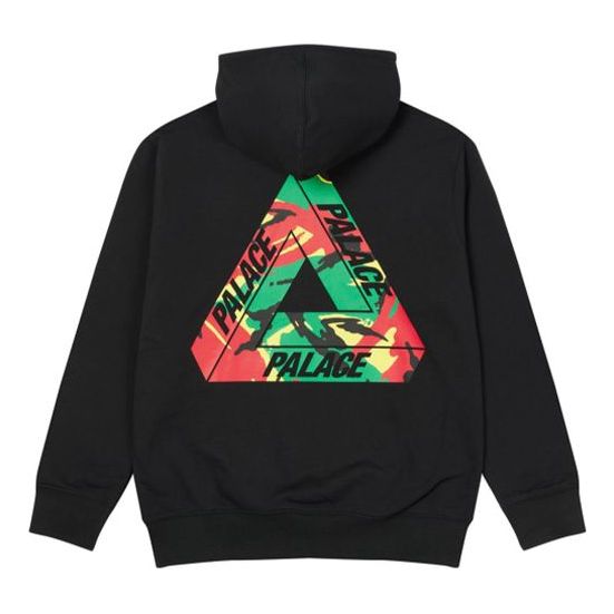 Pulover Palace Back Logo Printed Hoodie Črna | P19HD069