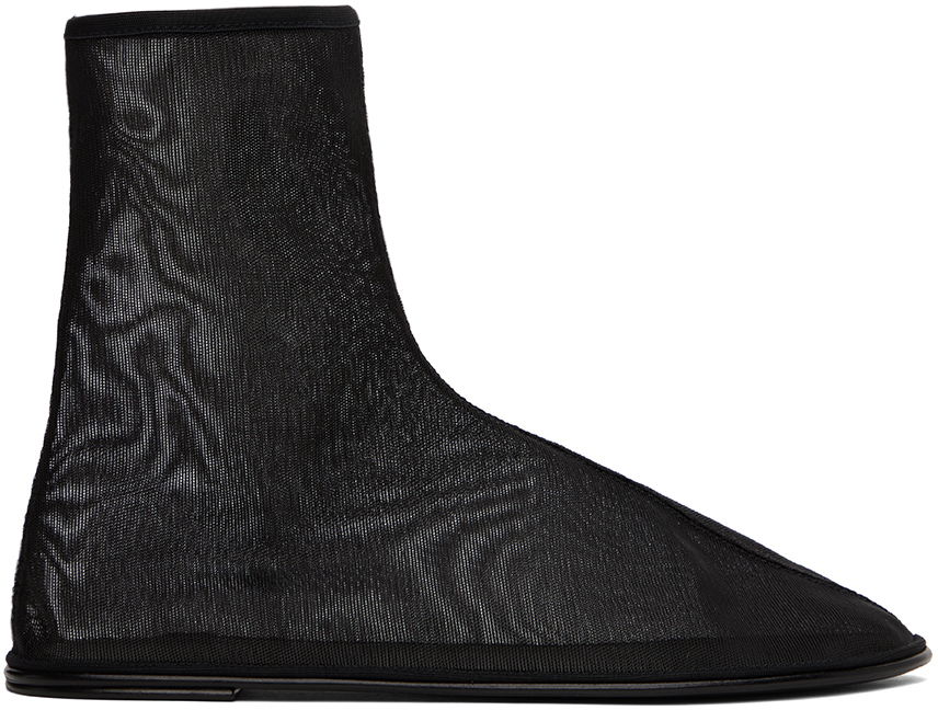 Nogavice The Row The Row Sock Ankle Boots Črna | F1445-W20, 0
