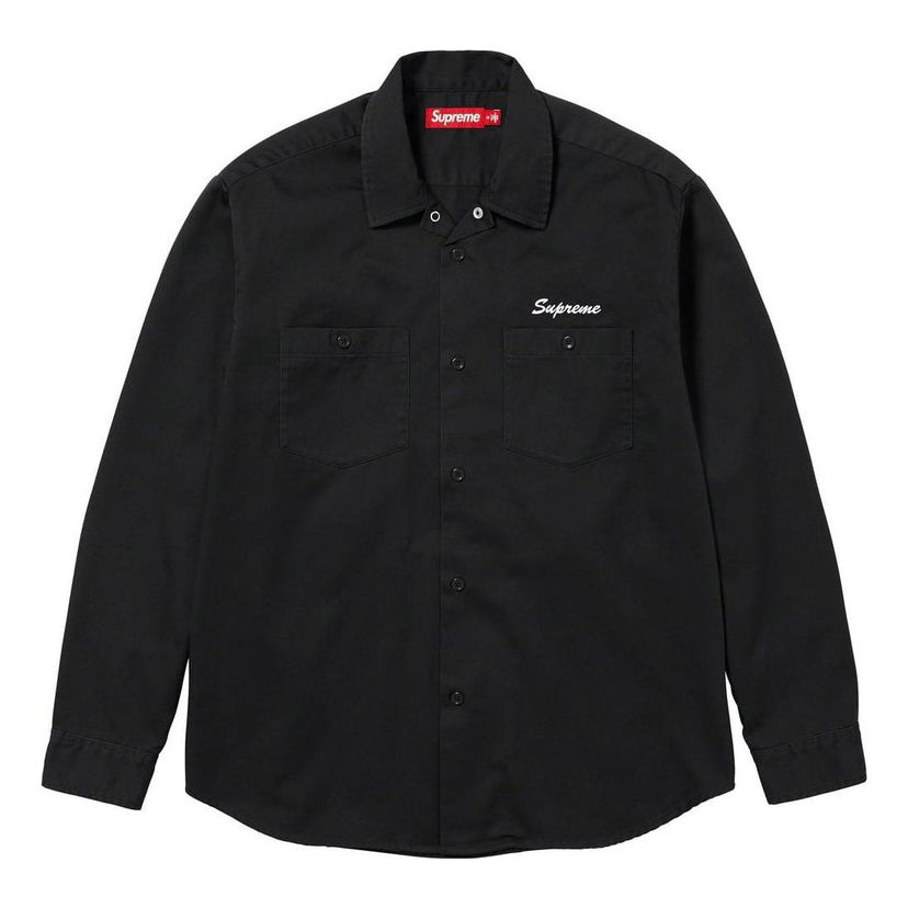 Srajce Supreme Work Shirt Črna | SUP-FW23-092