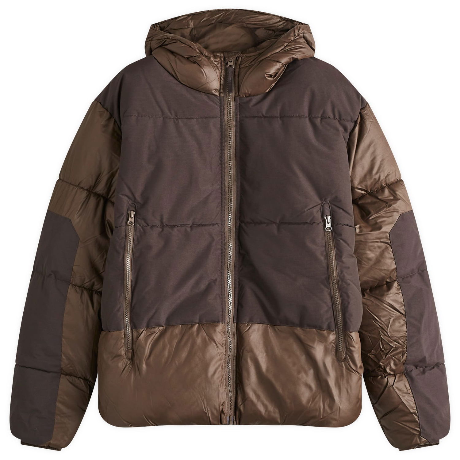 Puhovka Pop Trading Company Puffer Jacket Large Rjava | POPAW24-05-004, 0