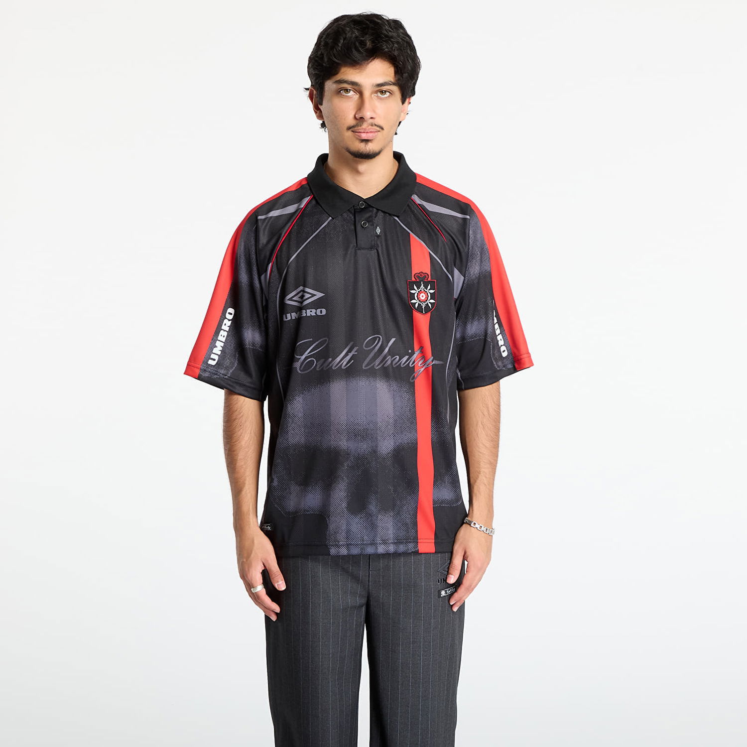 Polo majica Umbro Cult Unity Jersey Polo L Večbarvna | UBMW0402FA251 BLK0042, 0
