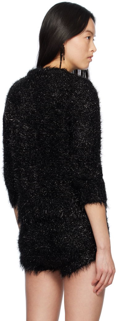Kombinezon Simone Rocha Simone Rocha Tinsel Knit Cardigan Črna | PRMK2 0664, 2