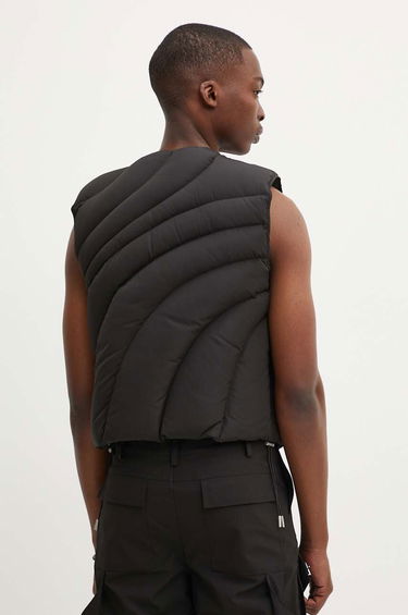 Telovnik HELIOT EMIL Asymmetrical Padded Vest Črna | HE.M.03.003.P11.BLK01, 2