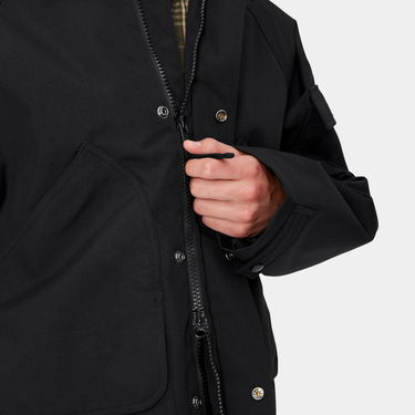 Parka Carhartt WIP Clarton Hooded Workwear Jacket Črna | I033871_8, 3