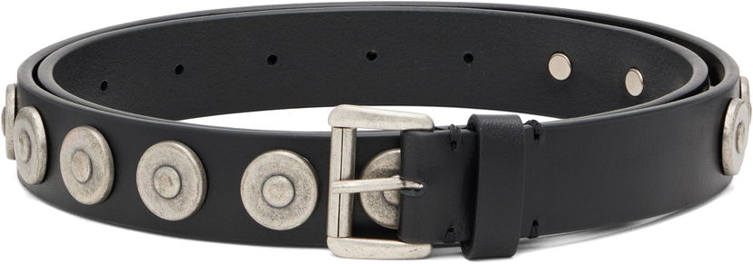 Pasovi Ann Demeulemeester Ann Demeulemeester Karinus Studded Belt Črna | B0012941-LT128-099