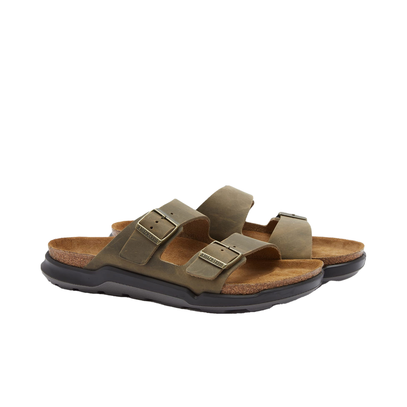 Superge in čevlji Birkenstock Arizona CT Artic Old Faded Khaki Zelena | 1018463