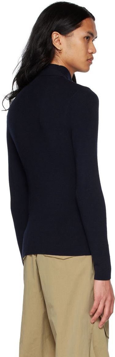 Pleteni pulover Dion Lee Wool Turtleneck Mornarica | C7062S22, 2