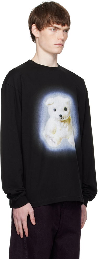 Majica We11done We11done Glow Teddy Long Sleeve T-Shirt Črna | WD-TT2-25-775-U-BK, 1