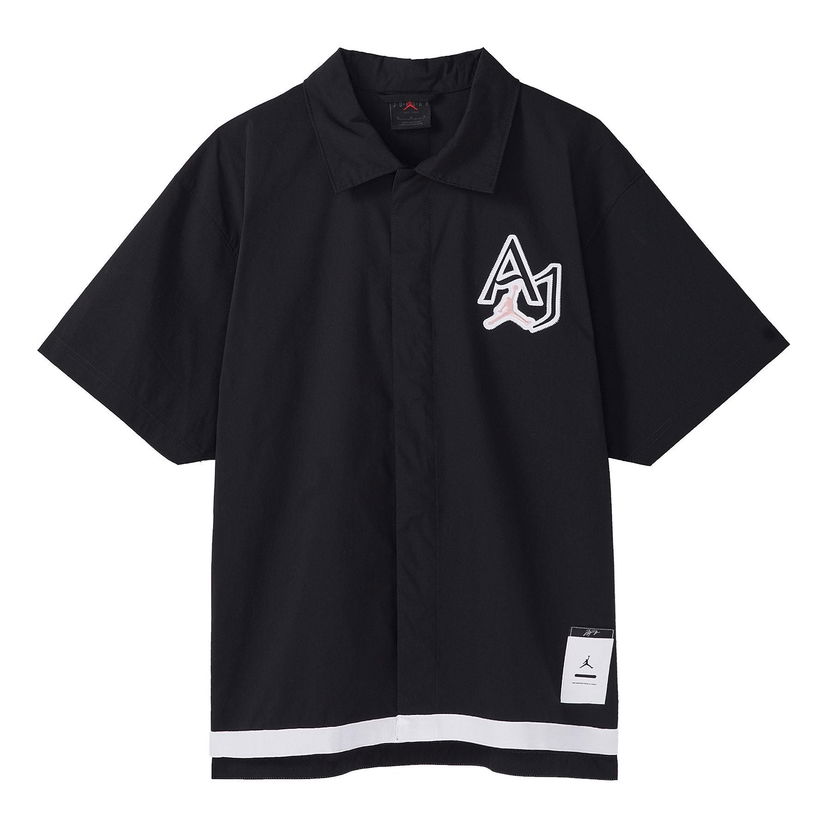 Srajce Jordan Air Jordan Logo Embroidered Casual Shirt Črna | DM1417-010