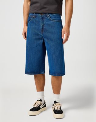 Kratke hlače Wrangler Wrangler Jort Denim Shorts Modra | 112362550:40