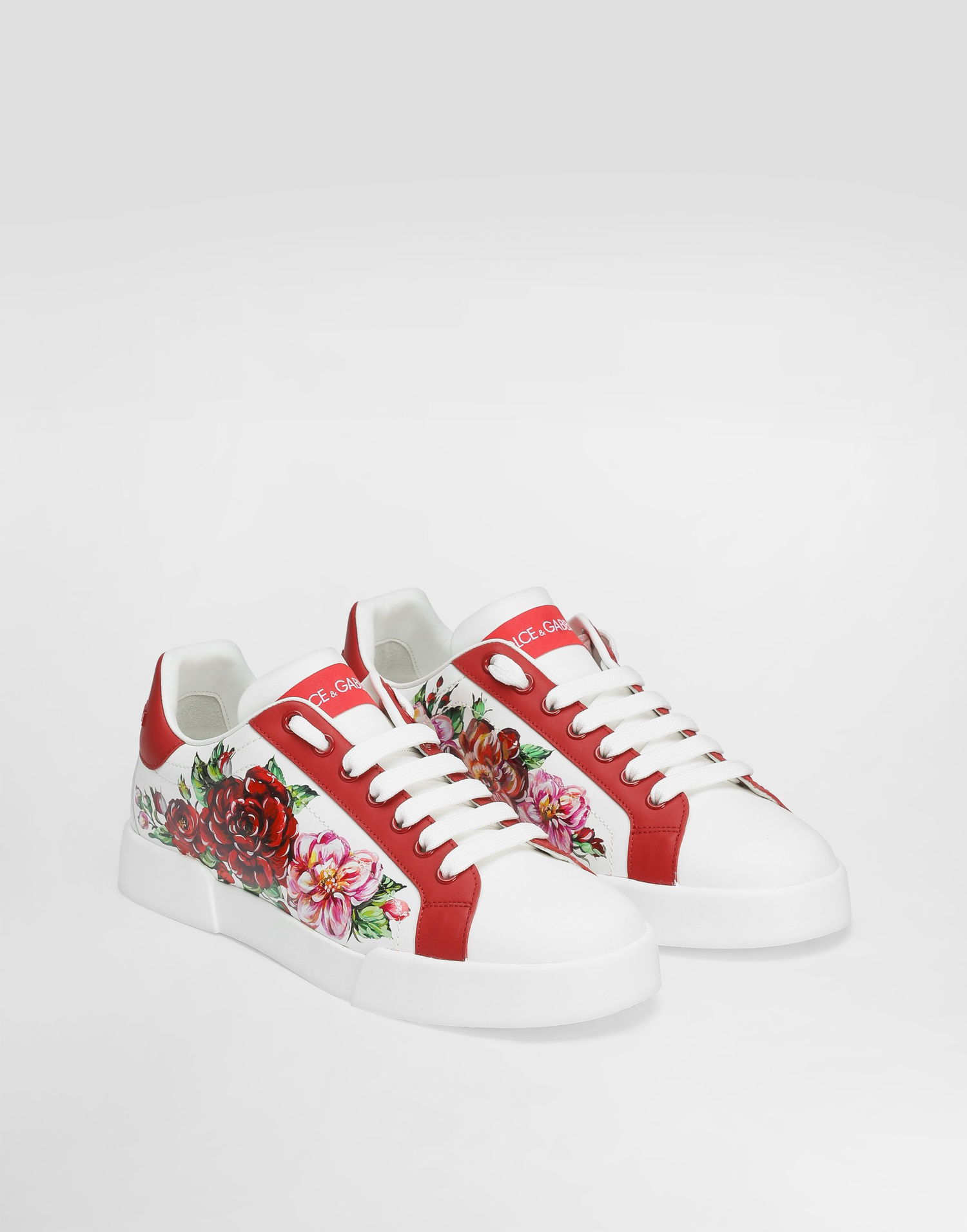 Superge in čevlji Dolce & Gabbana Dolce & Gabbana Portofino Print Bela | CK2330AD773HA5PD, 1