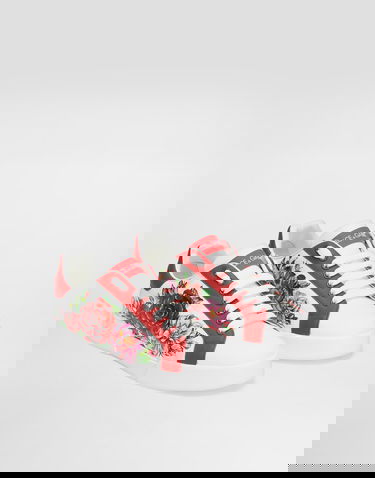 Superge in čevlji Dolce & Gabbana Dolce & Gabbana Portofino Print Bela | CK2330AD773HA5PD, 1