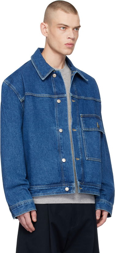 Jakna Studio Nicholson Studio Nicholson Petar Denim Jacket Modra | PETAR SNM-1079, 1