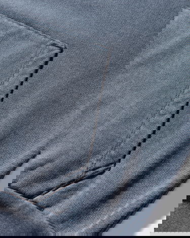 Pulover OUR LEGACY Relic Distressed Pouch Pocket Hoodie Siva | M4256RF 001, 4