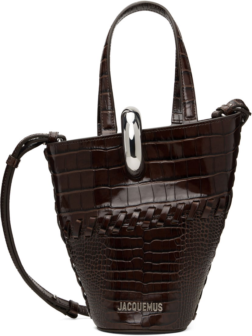 Tote bag Jacquemus Jacquemus 'The Small Bambola' Tote Rjava | 25E243BA389-4301