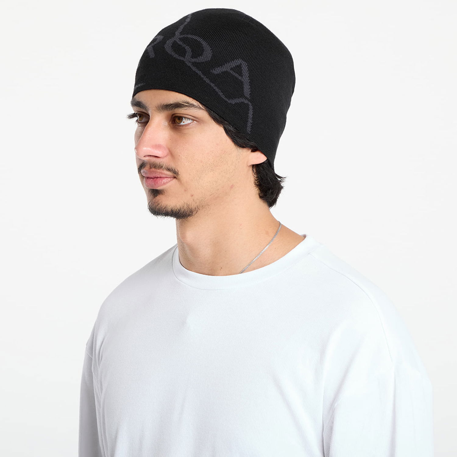 Beanie ROA ROA Logo Wool Beanie Črna | RBUW288YA12 BLK0001, 1