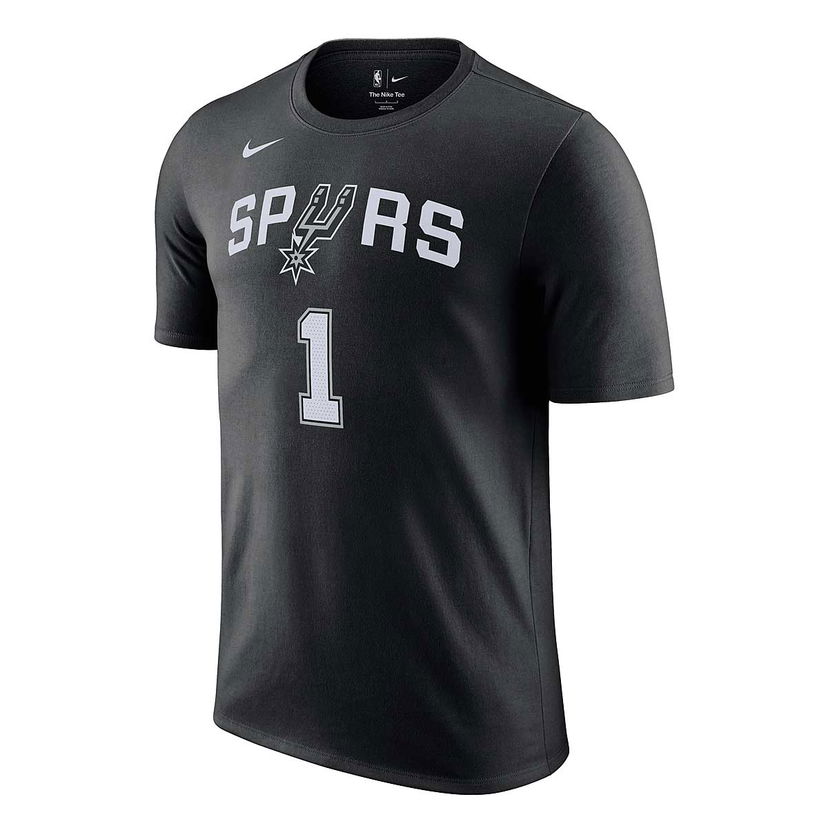 Majica Nike NBA SAN ANTONIO SPURS N&N T-SHIRT VICTOR WEMBANYANA Črna | DR6397-018
