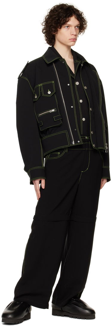 Hlače Feng Chen Wang Feng Chen Wang Convertible Trousers Črna | FMS15TR23, 4